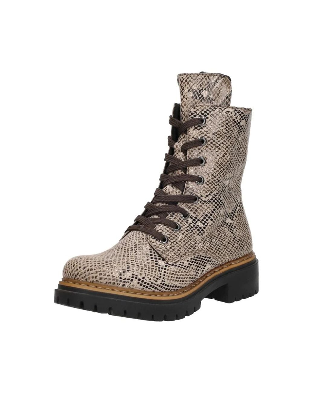 Rieker Brown Schnürstiefel