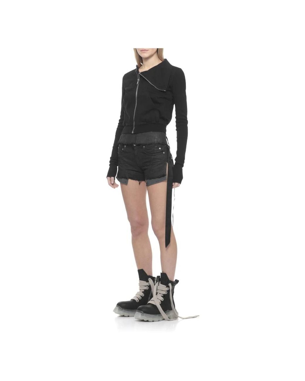 Zip-Throughs Rick Owens de color Black