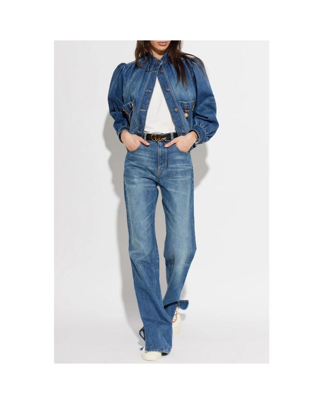 Denim Jackets Chloé en coloris Blue
