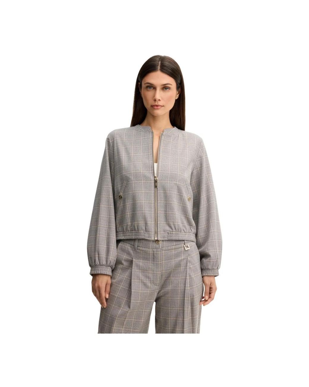 Joop! Geruit Blousonjack in het Gray
