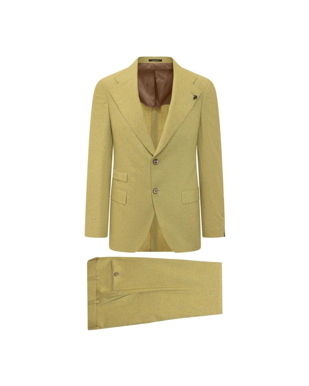 Gabriele Pasini Green Single Breasted Suits for men