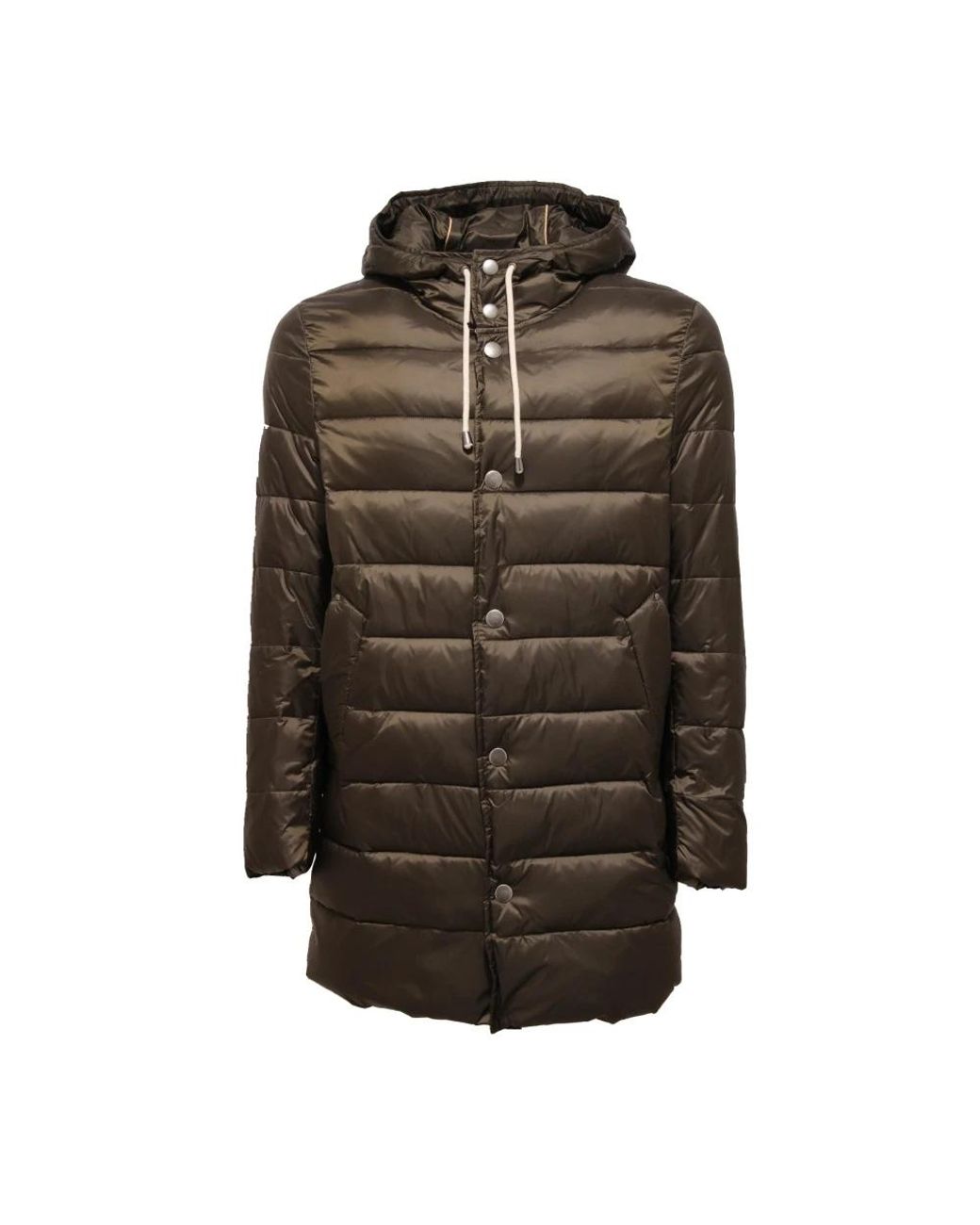Officina 36 Jassen ,Groen ,Polyester Military Groene Jas in het Green voor heren