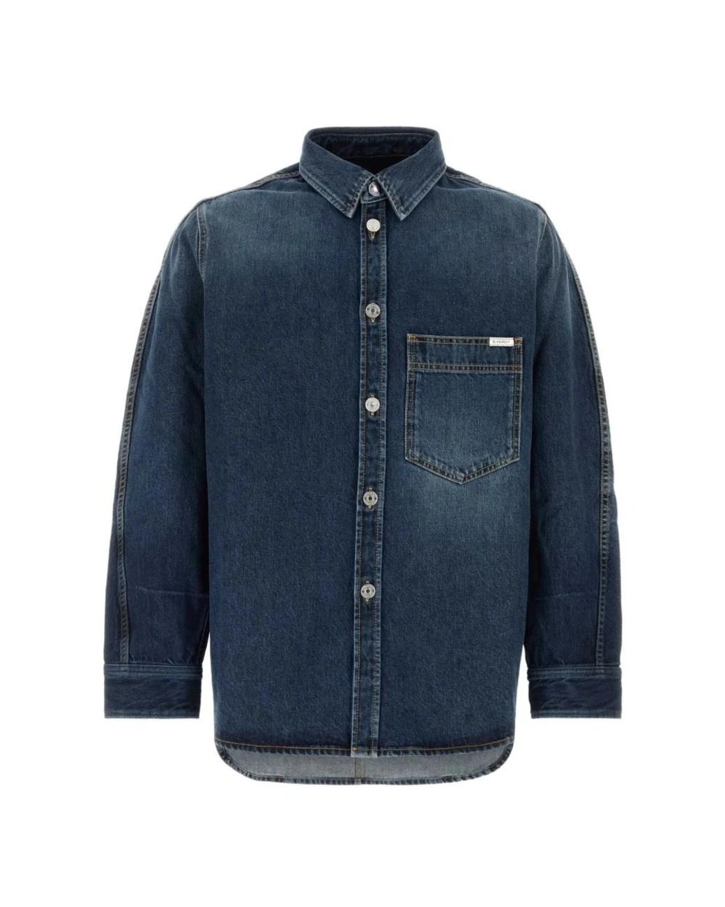 Givenchy Blue Denim Shirts for men