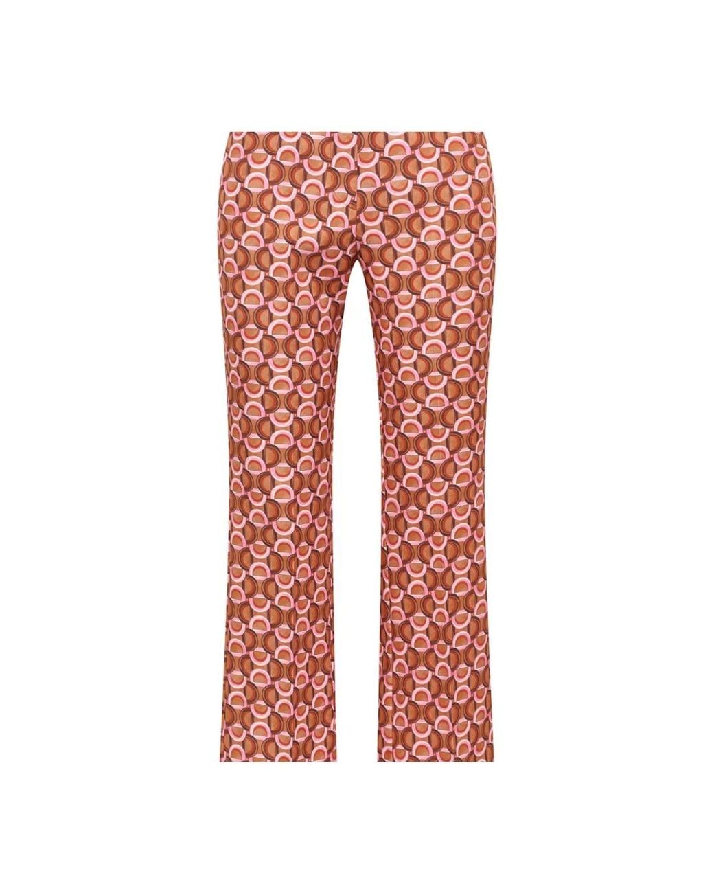 Maliparmi Red Cropped Trousers