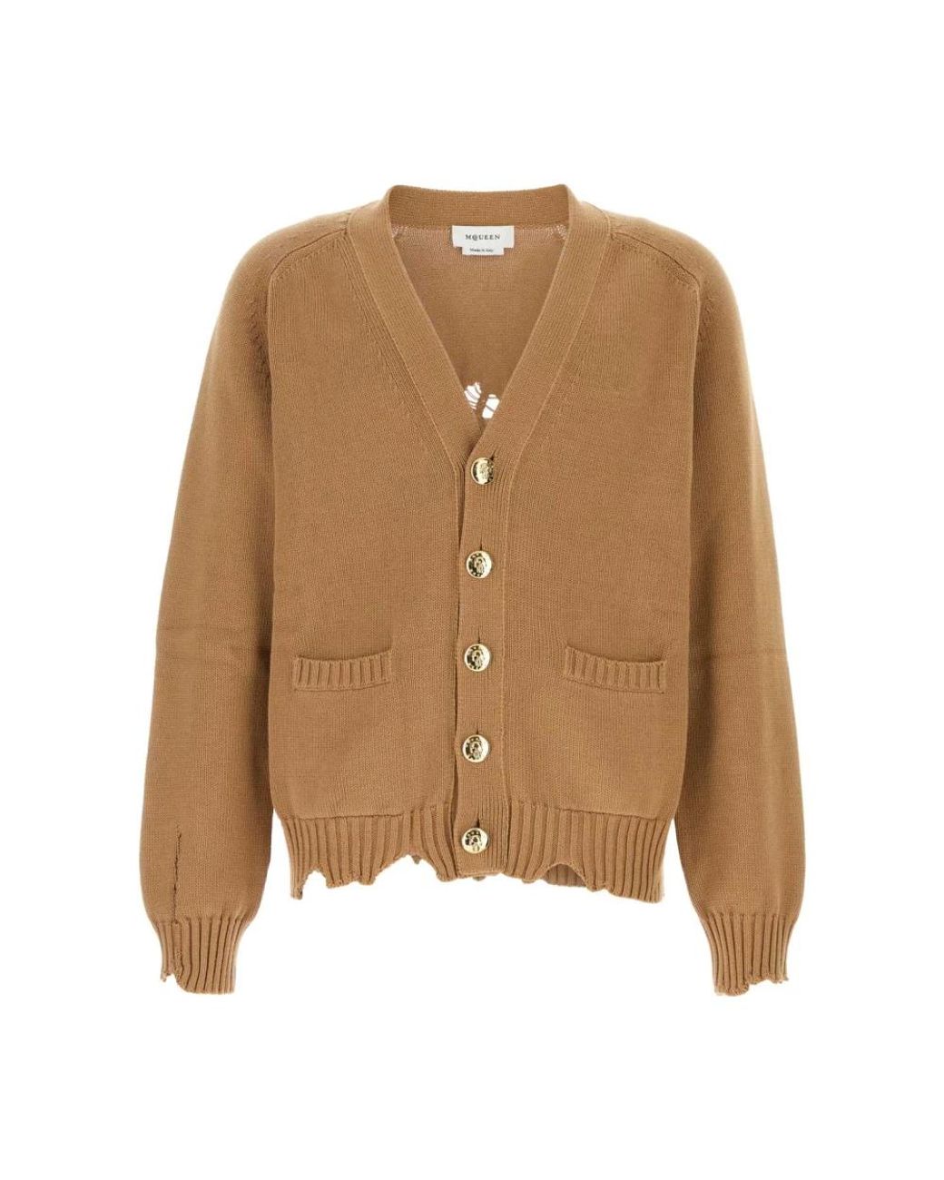 McQueen Brown Cardigans for men