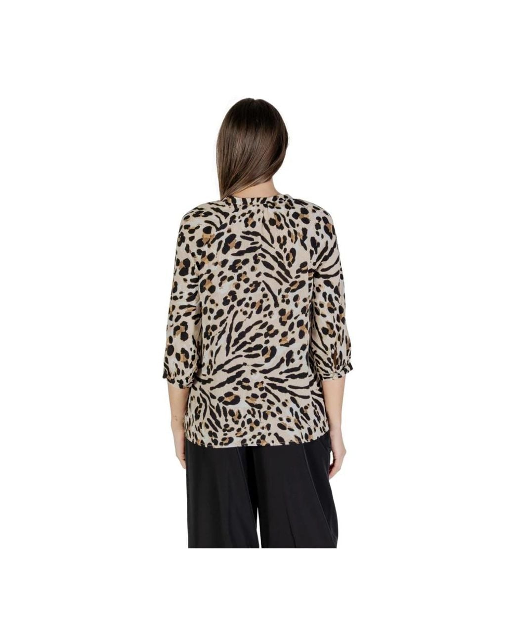 Ichi Black Blouses