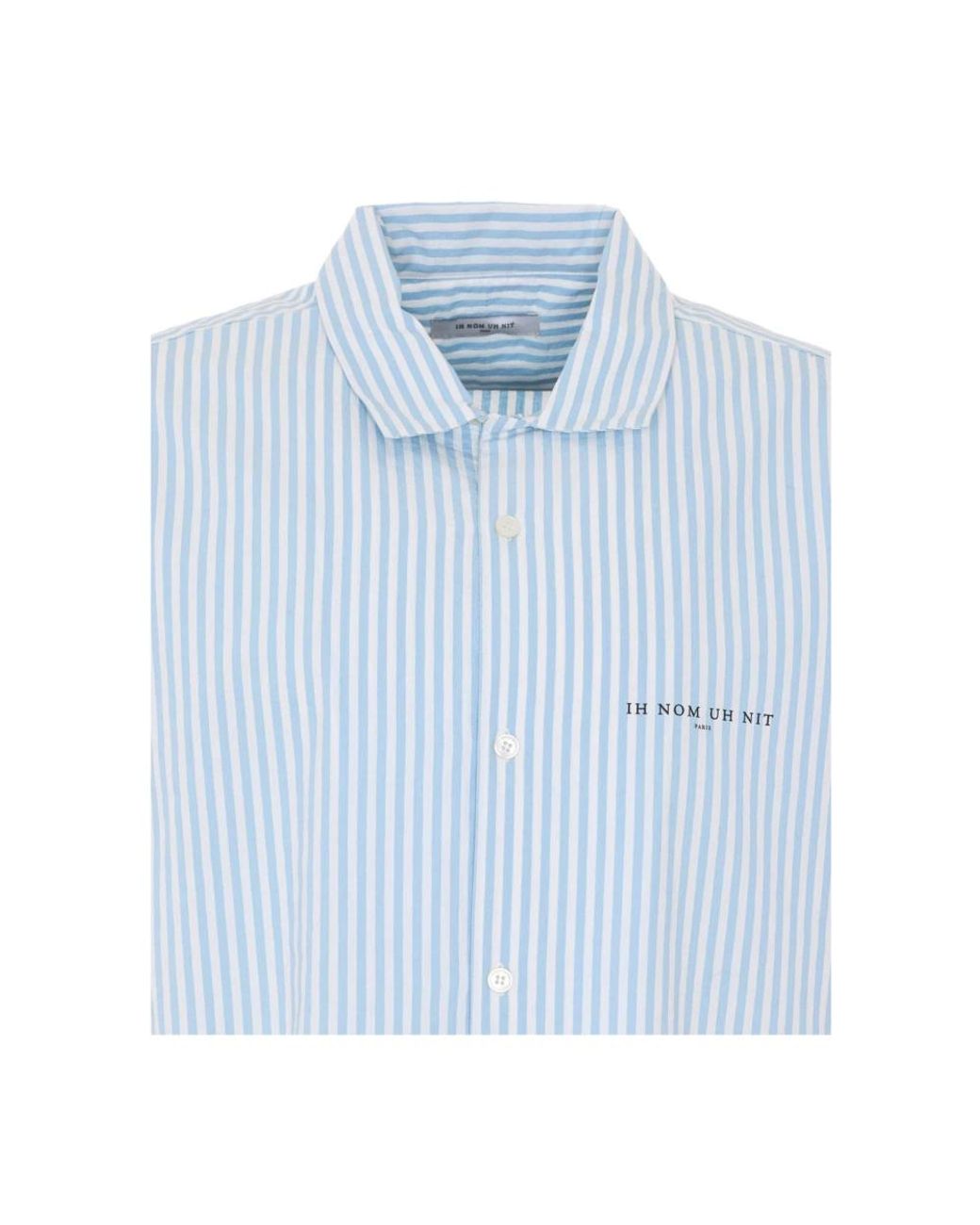 Ih Nom Uh Nit Blue Short Sleeve Shirts for men