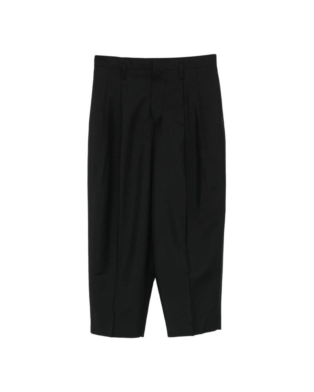 Jil Sander Black Wide Trousers for men