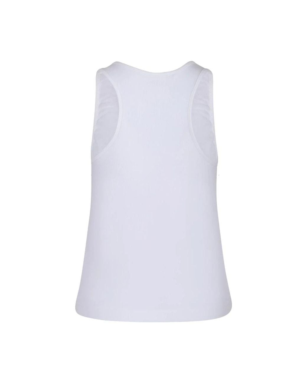 Palm Angels White Sleeveless Tops