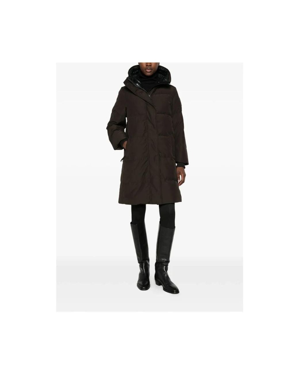 Down Coats Canada Goose de color Black