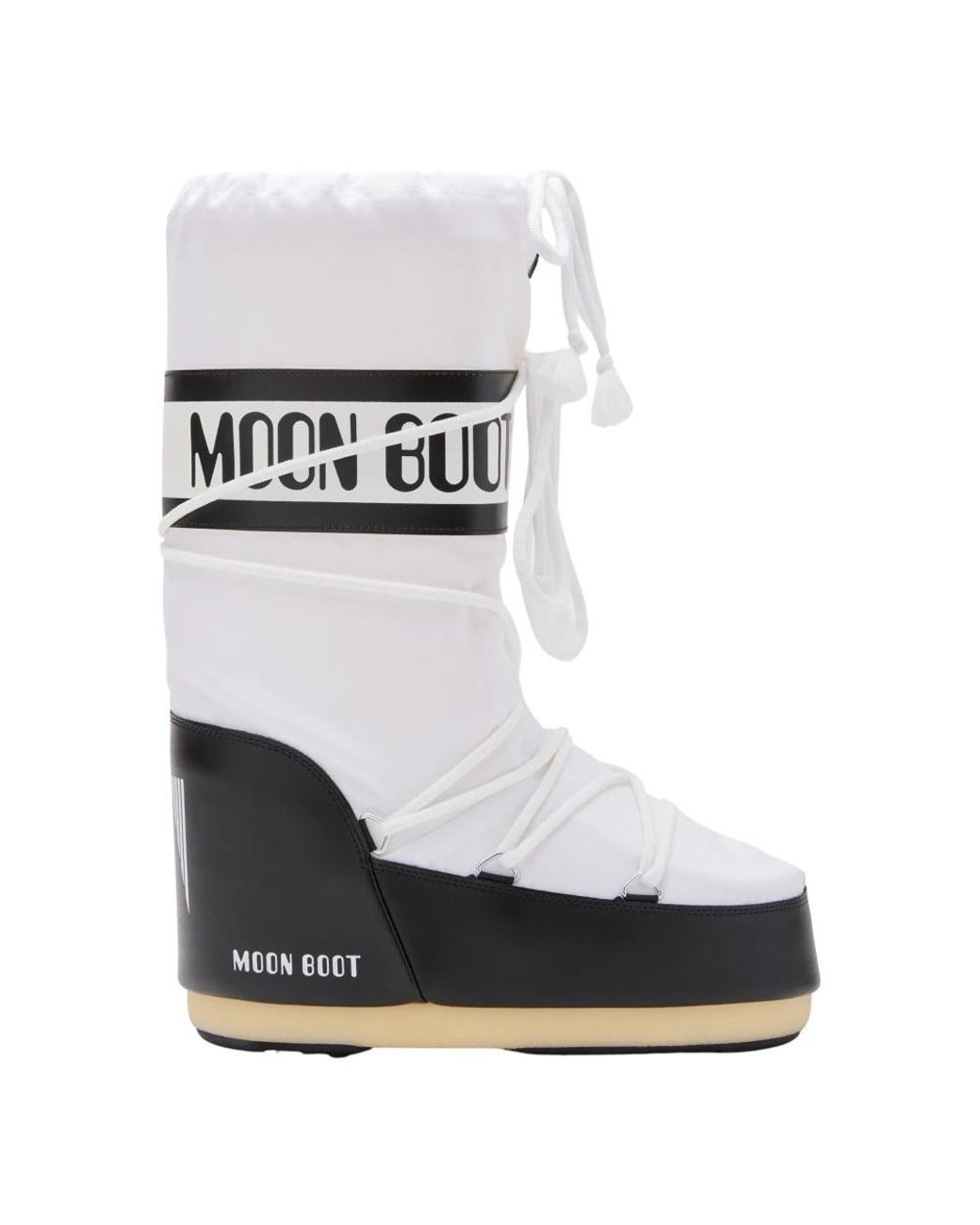 Moon Boot Icon Nylon Boot in het White