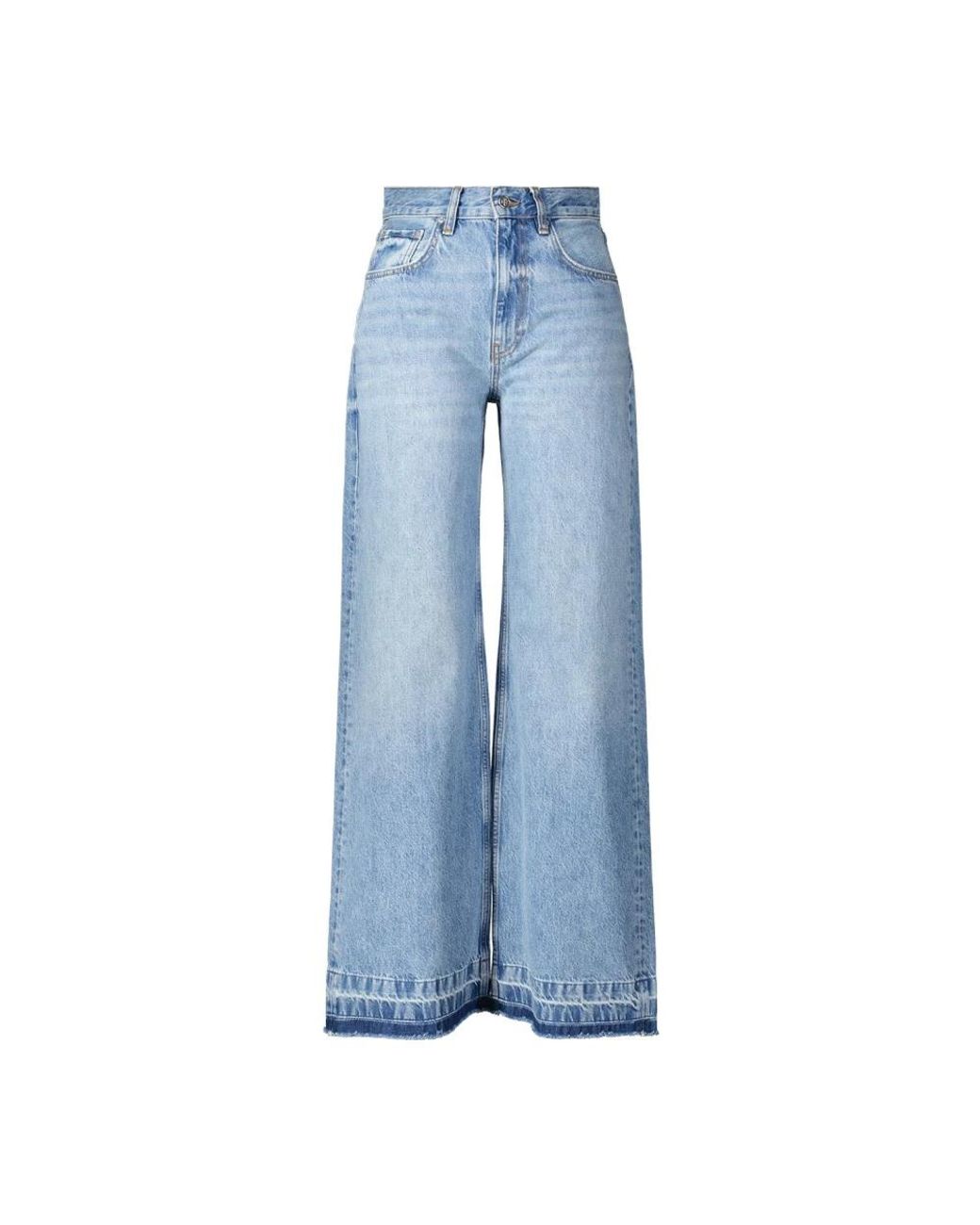 Anine Bing Blue Wide Jeans