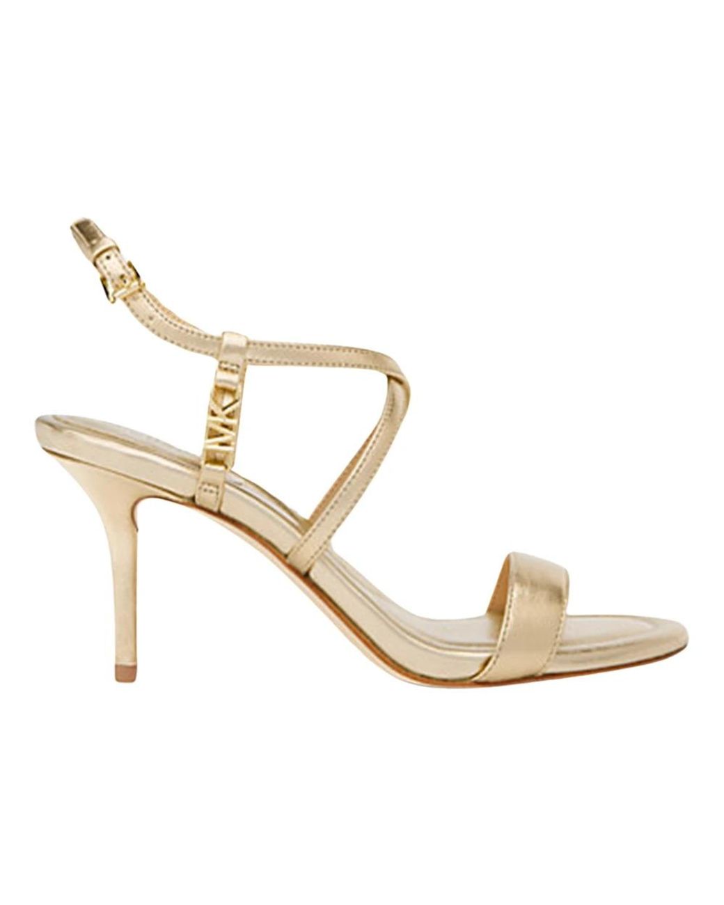 michael kors red high heel shoes