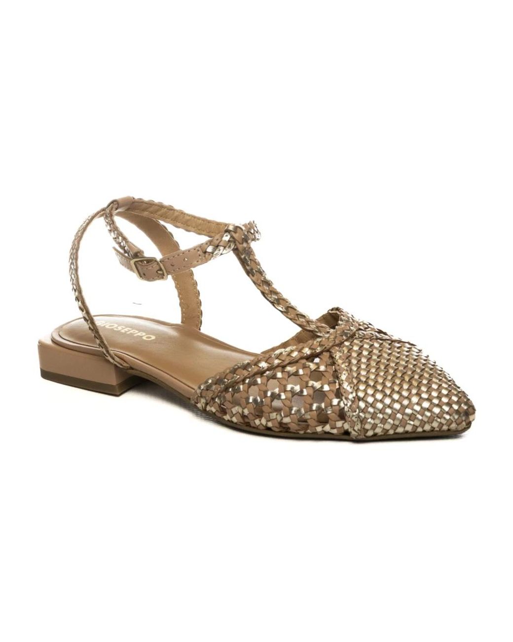 Gioseppo Metallic Ballerina Shoes