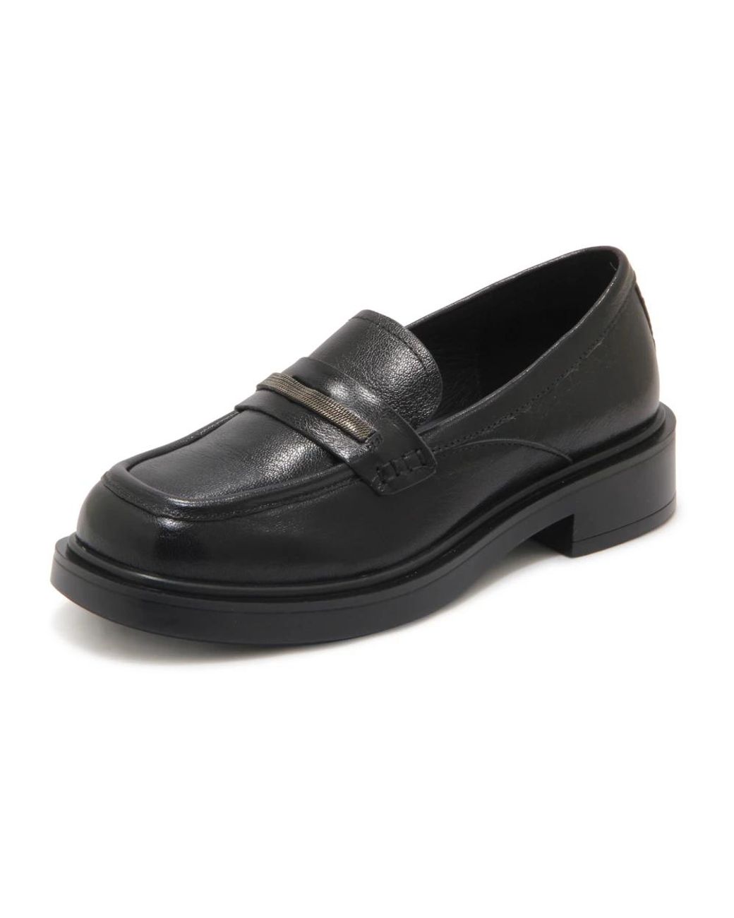 Emanuélle Vee Black Loafers