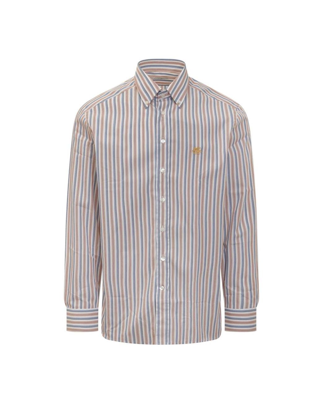 Etro Gray Casual Shirts for men