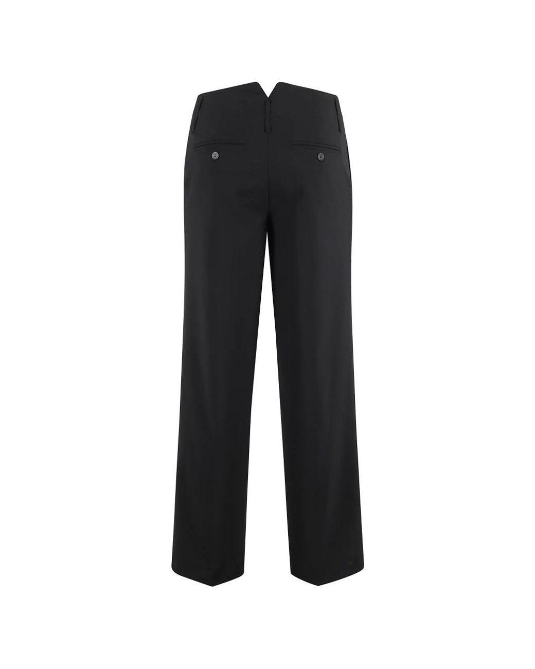 Semicouture Black Straight Trousers