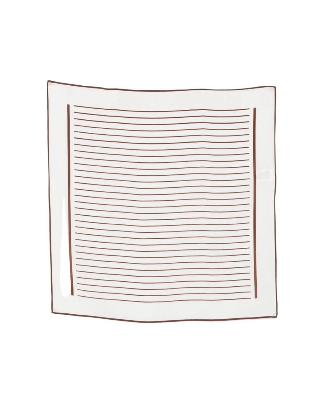 Ferragamo White Schal Mit Blumenmuster