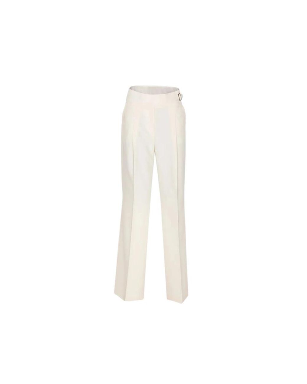Liu Jo White Straight Trousers