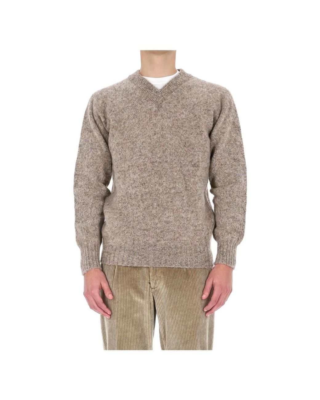 Howlin' By Morrison Brown V-Neck Knitwear for men