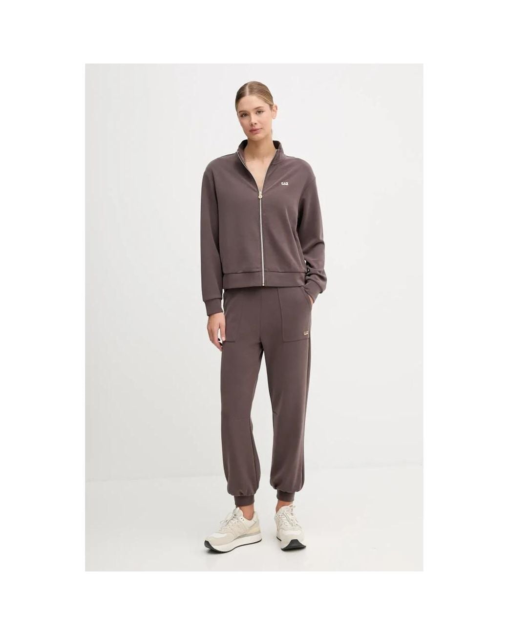 Zip-Throughs EA7 en coloris Brown