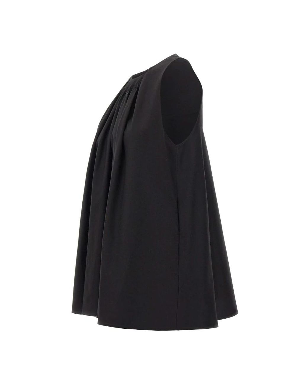 Loulou de Saison Black Sleeveless Tops