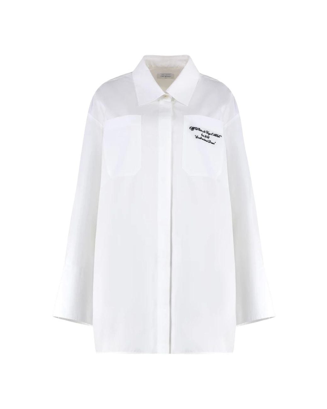 Off-White c/o Virgil Abloh White Shirt Dresses