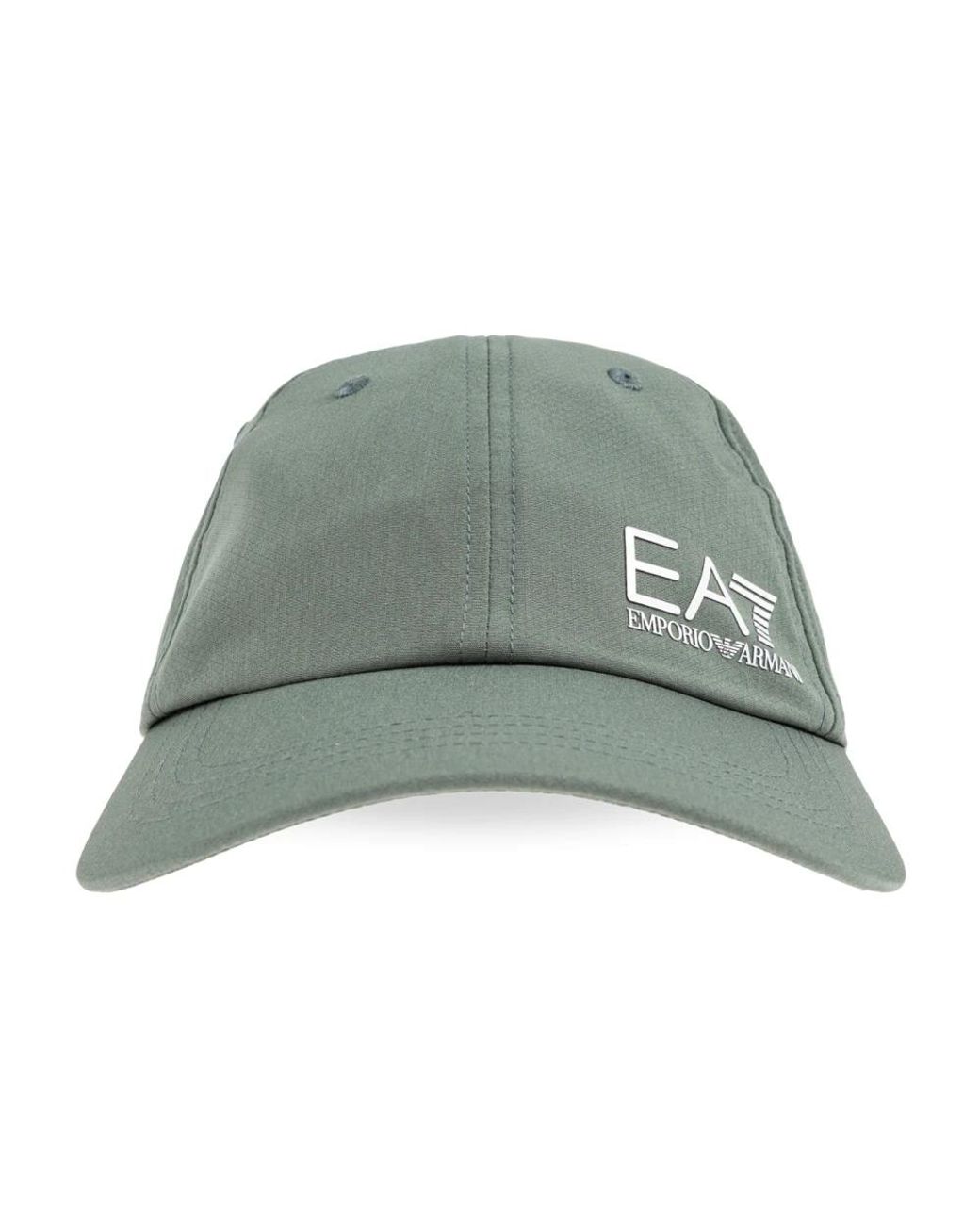 EA7 Accessoires ,Groen ,Polyester Baseball Cap in het Green
