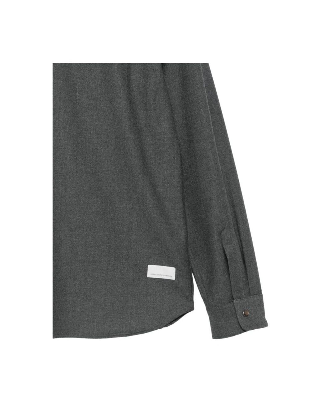 Nine:inthe:morning Gray Casual Shirts for men