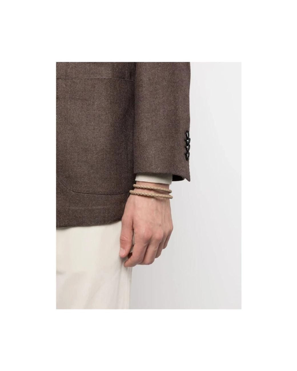 Bracelets Tod's de hombre de color Metallic