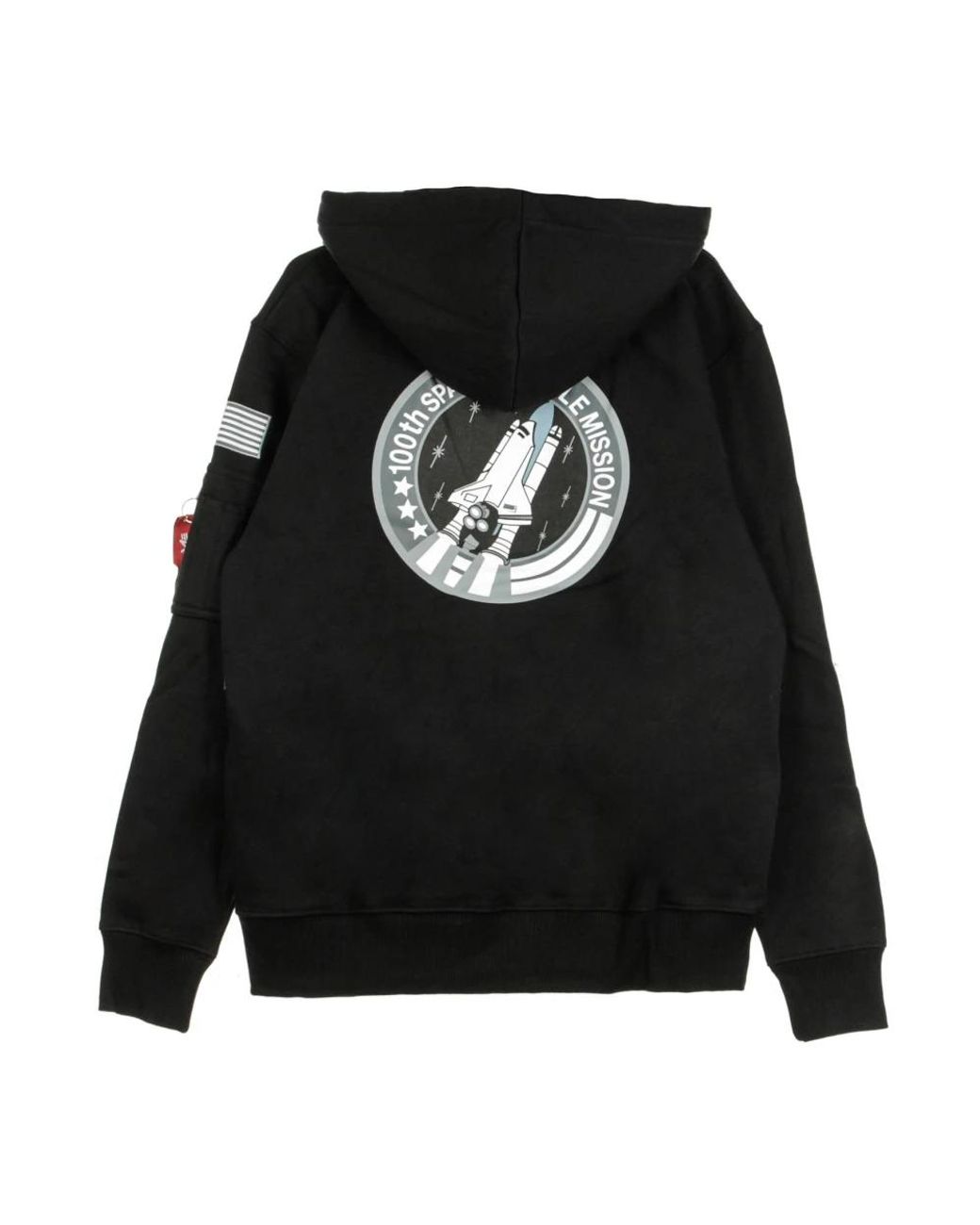 Alpha Industries Black Hoodies for men