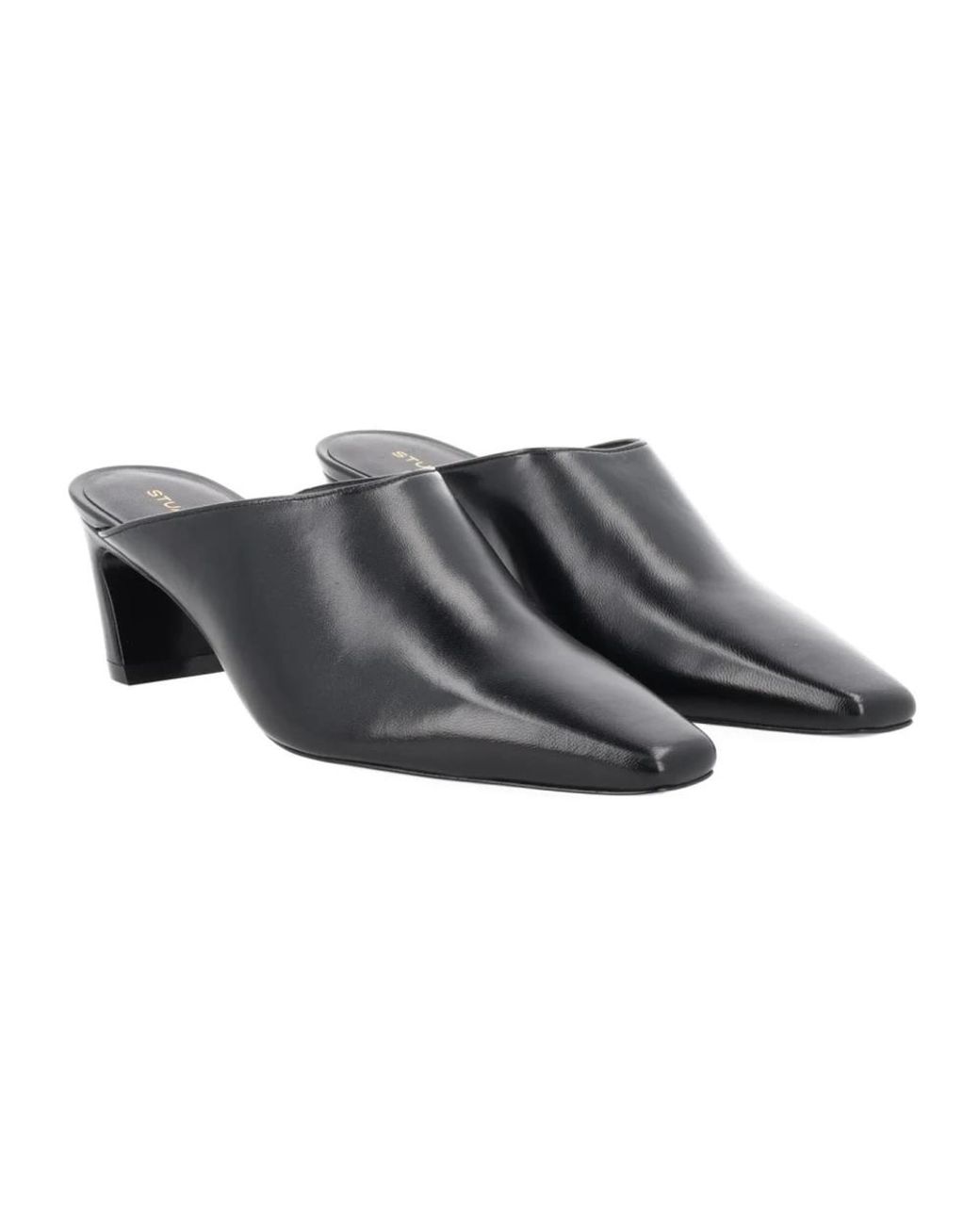 Heeled Mules di Stuart Weitzman in Gray