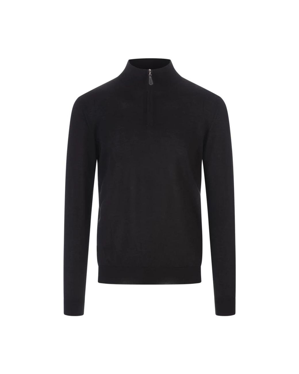 Fedeli Black Turtlenecks for men