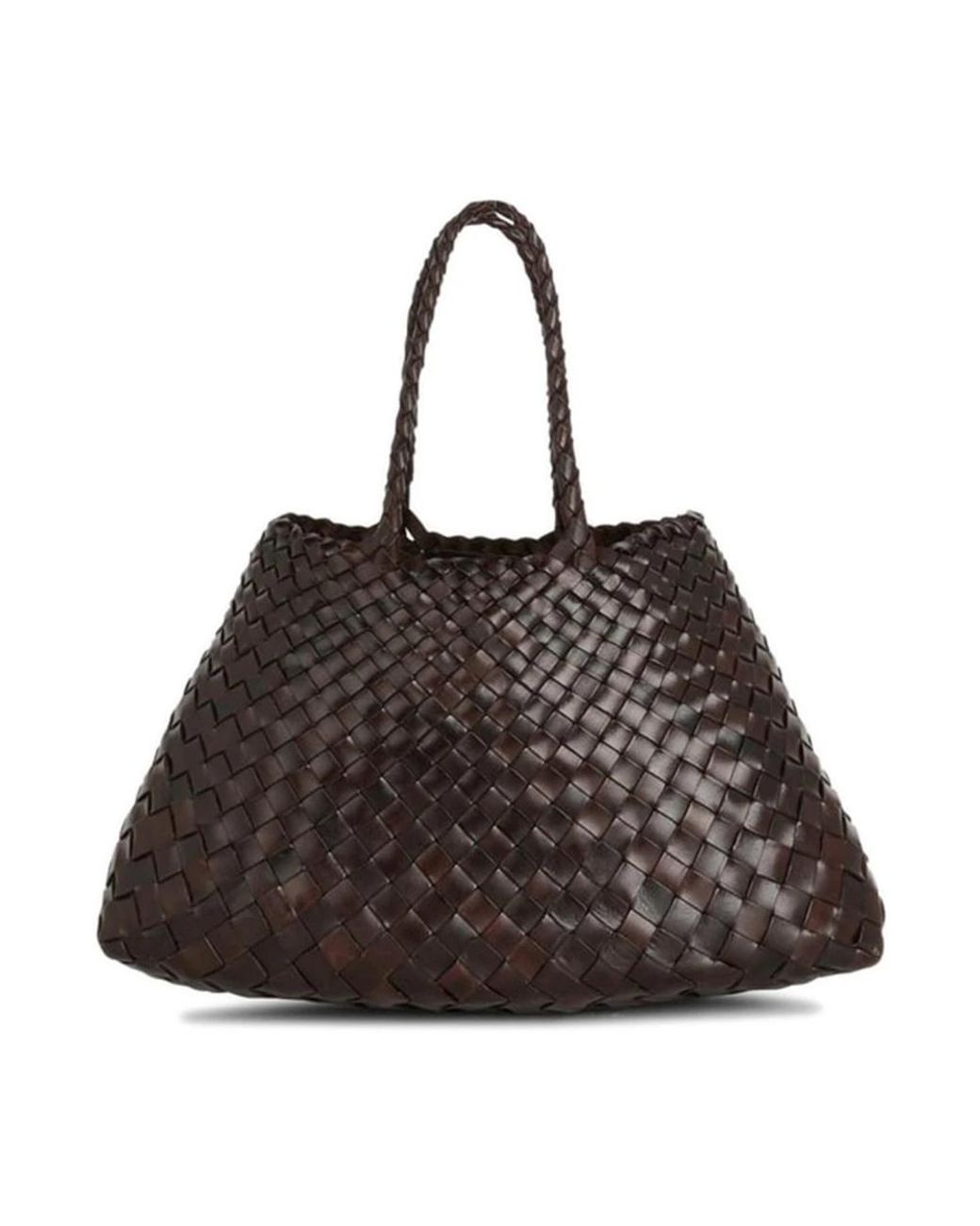 Dragon Diffusion Black Geflochtene Leder-Tragetasche