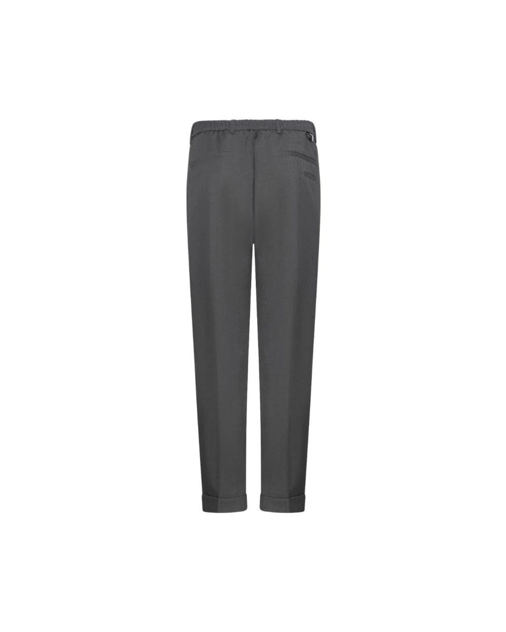 Low Brand Gray Suit Trousers for men