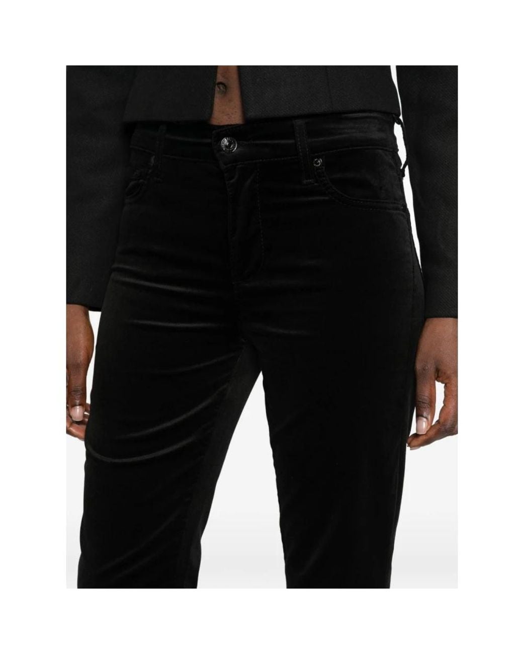 7 For All Mankind Black Bootcut Jeans