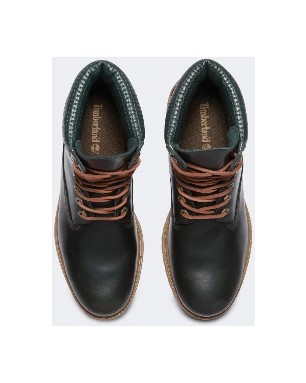 Timberland Black Lace-Up Boots for men