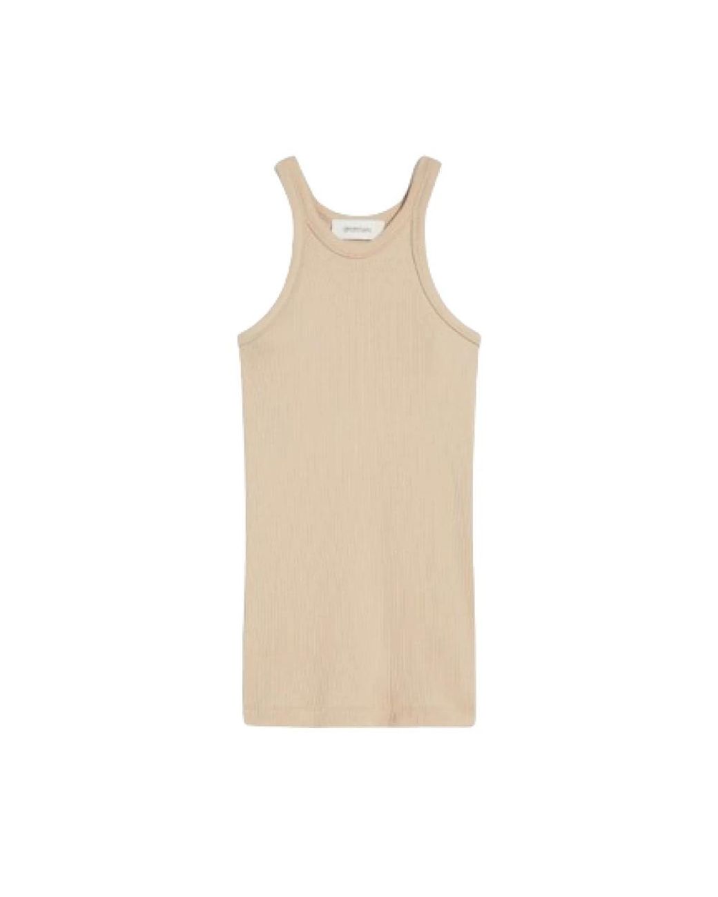 Sportmax Natural Sleeveless Tops