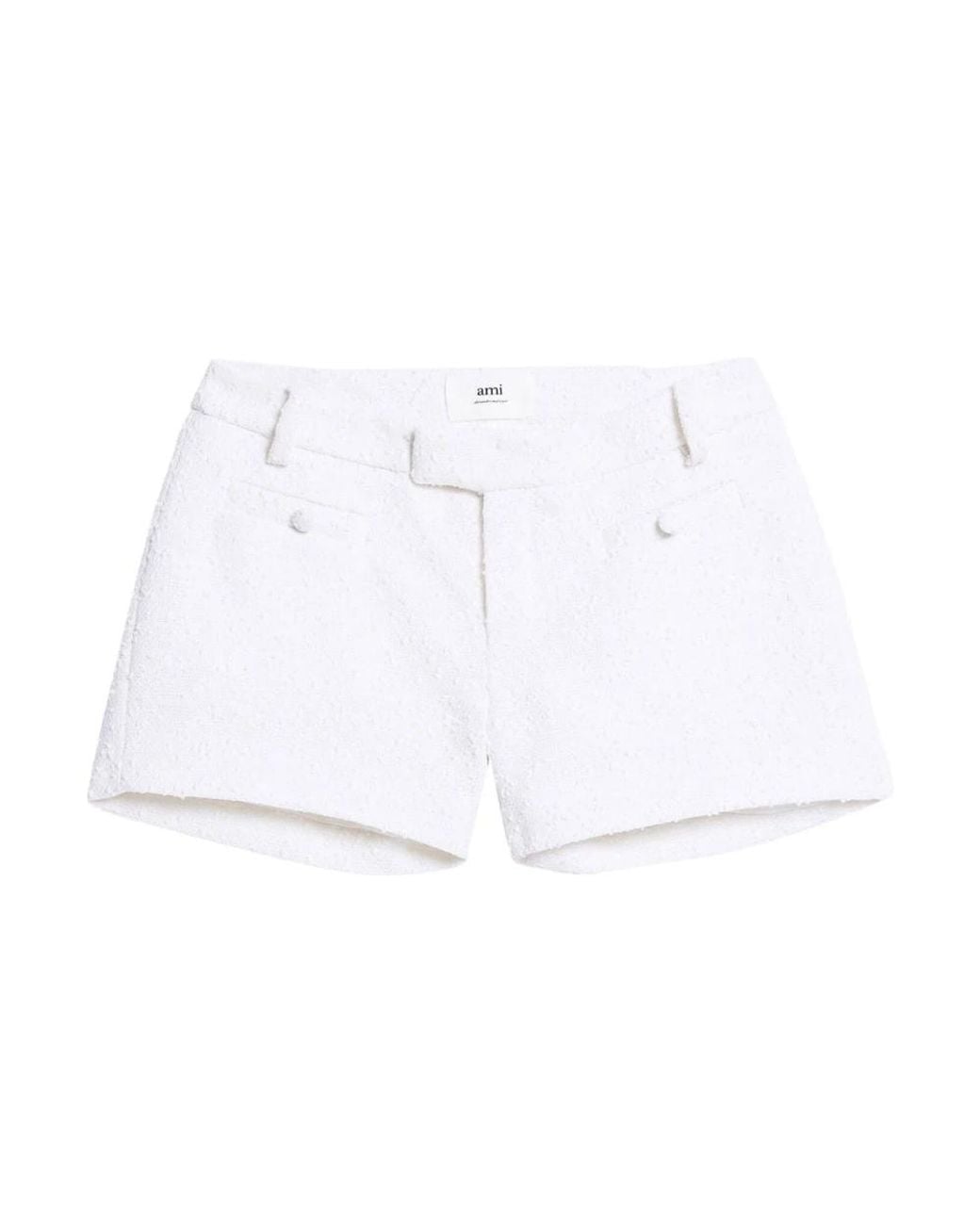 AMI White Short Shorts