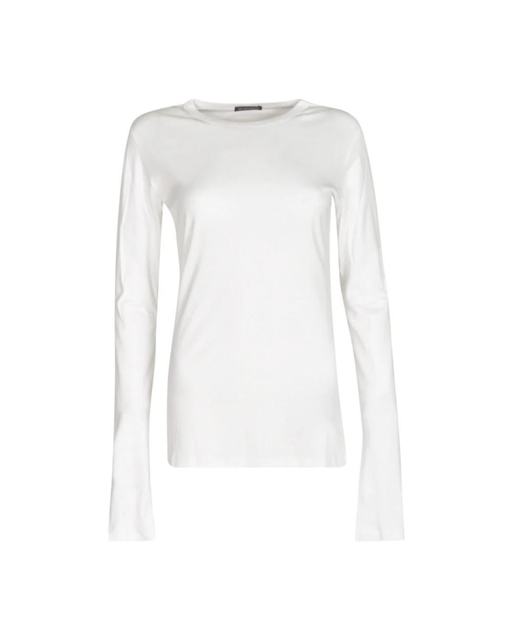 Ann Demeulemeester White Long Sleeve Tops