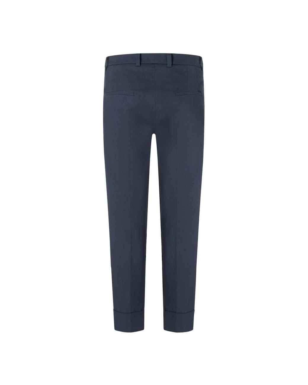Cropped Trousers Cambio de color Blue