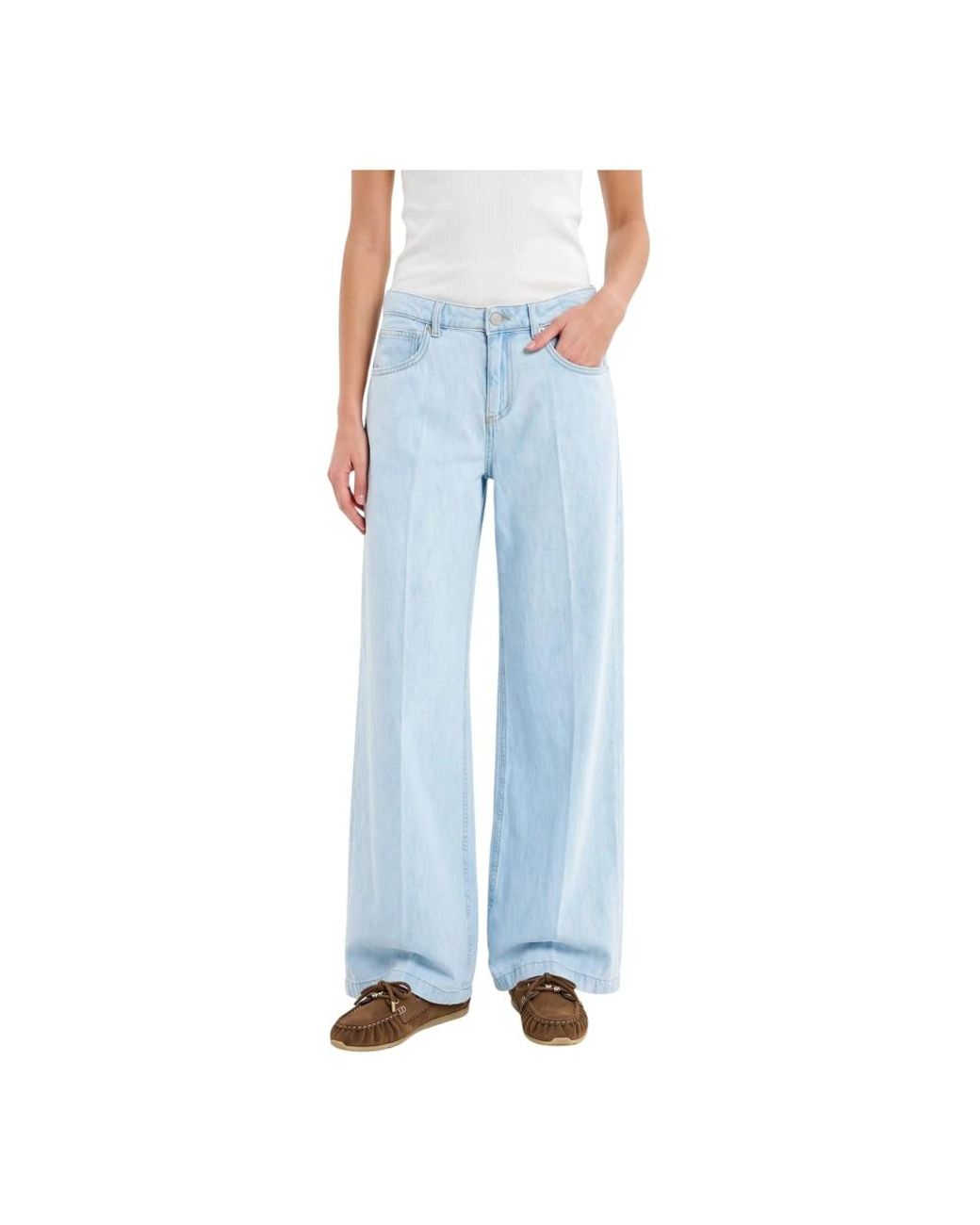 ViCOLO Blue Wide Jeans