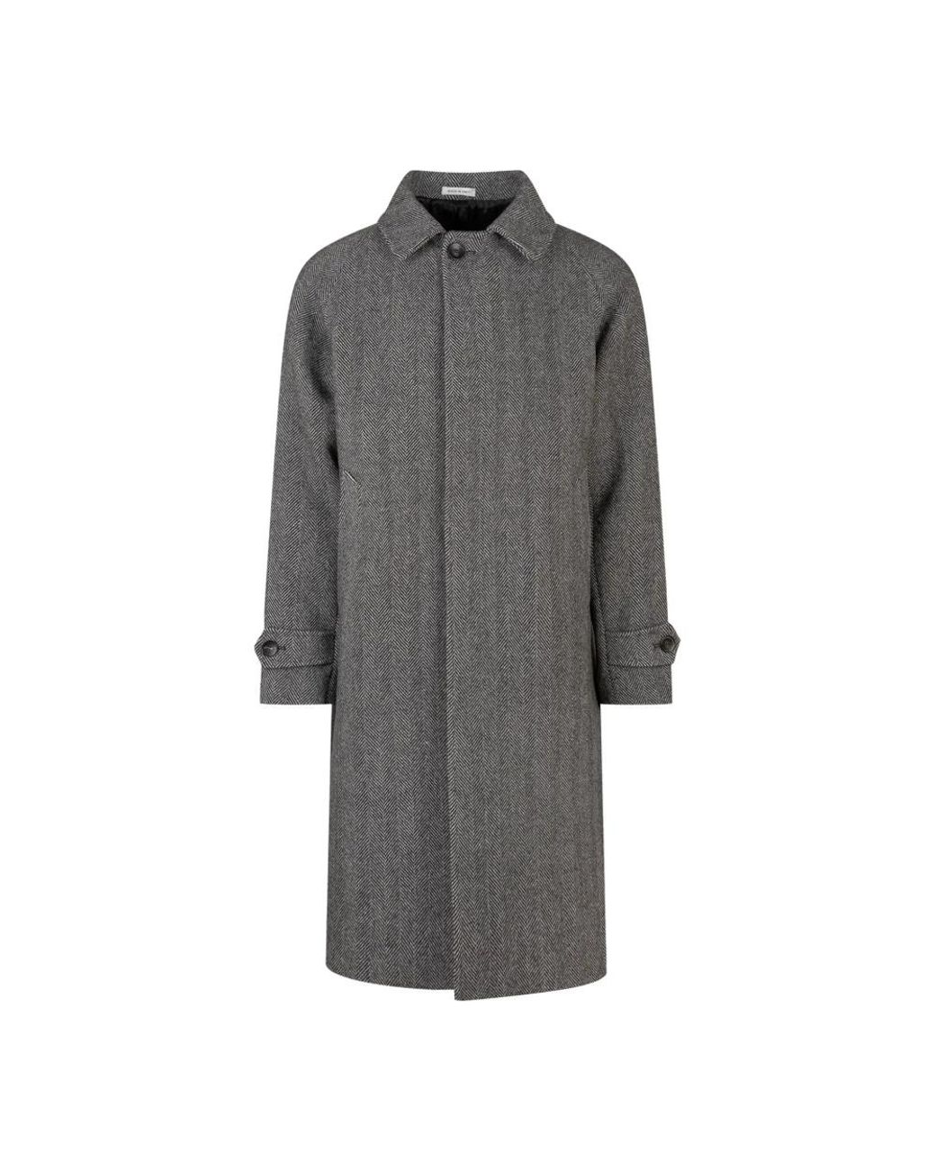 BRERAS Milano Gray Single-Breasted Coats for men