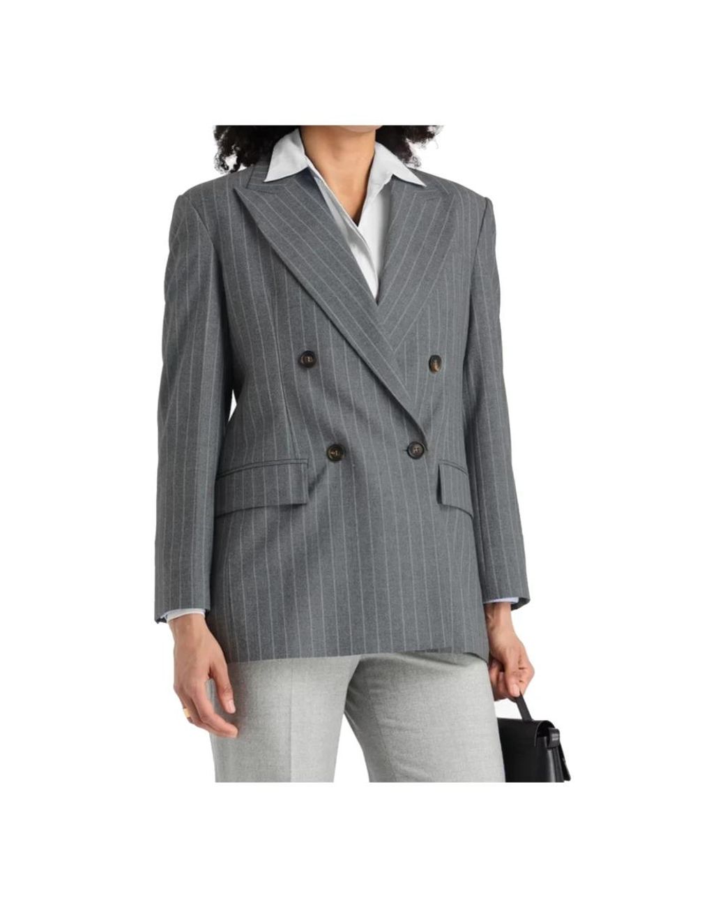 Brunello Cucinelli Gray Blazers