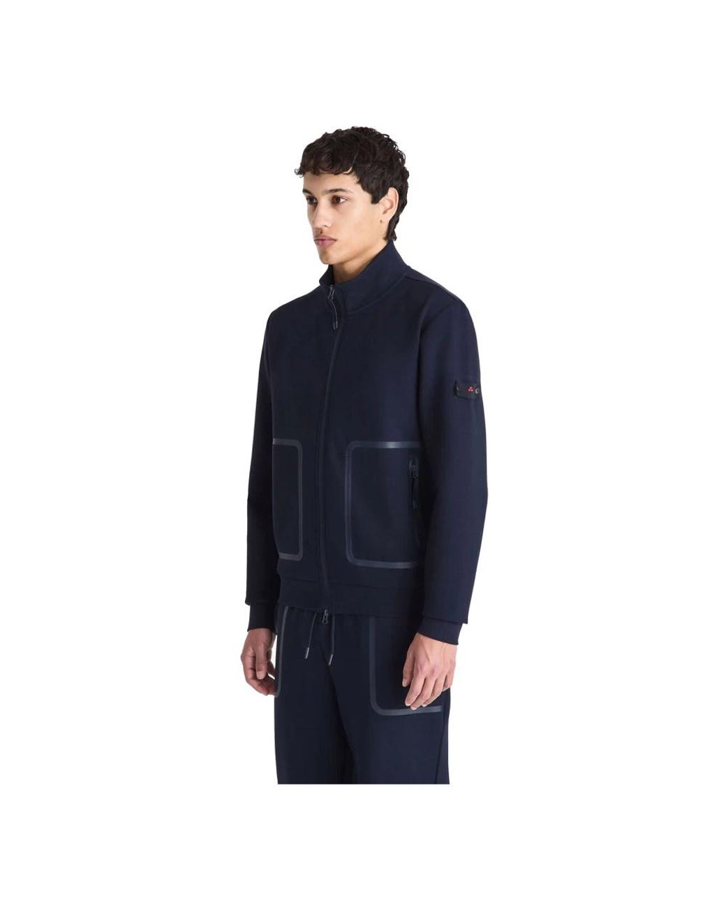 Peuterey Blue Zip-Throughs for men