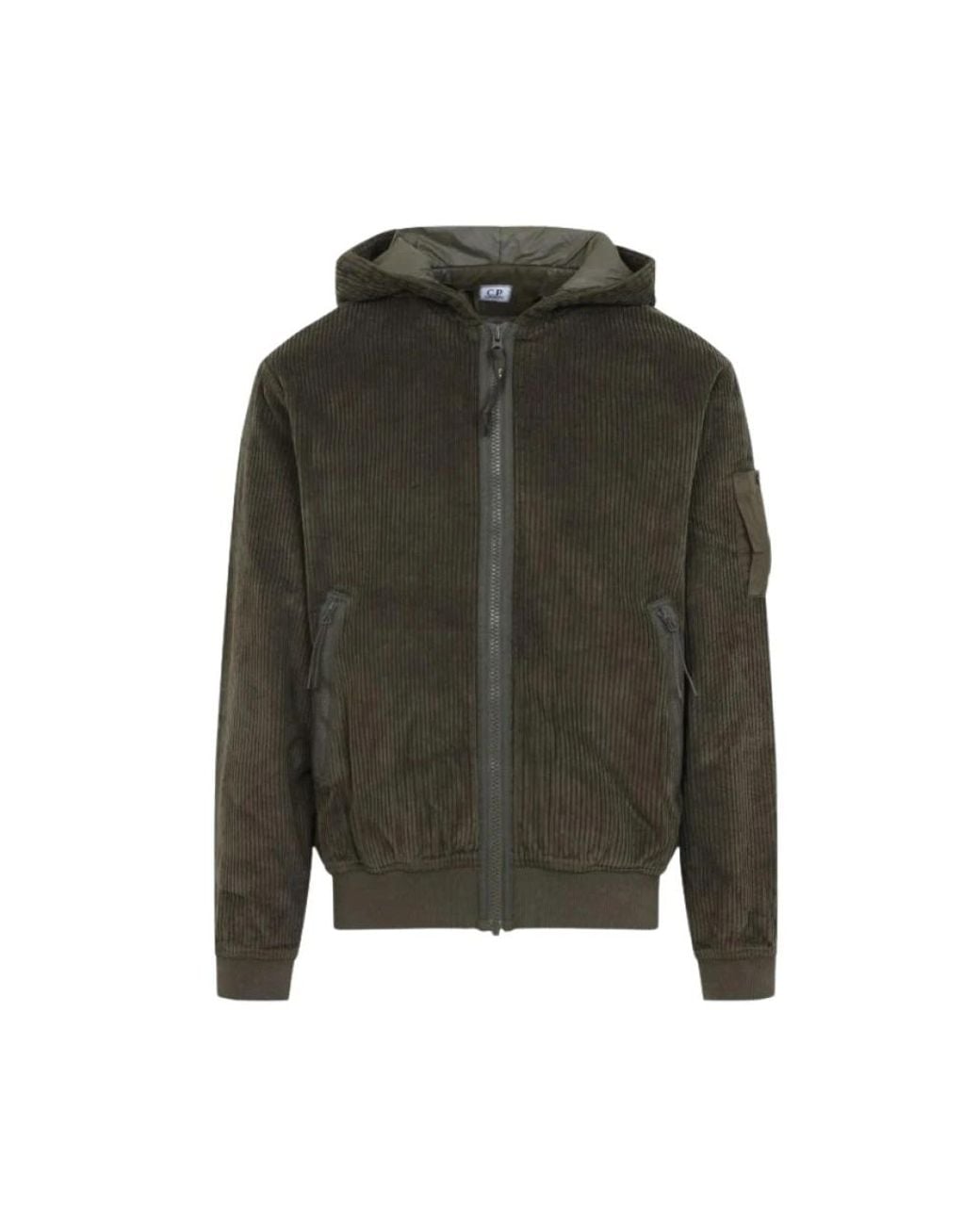 C P Company Green Bomber Jackets for men