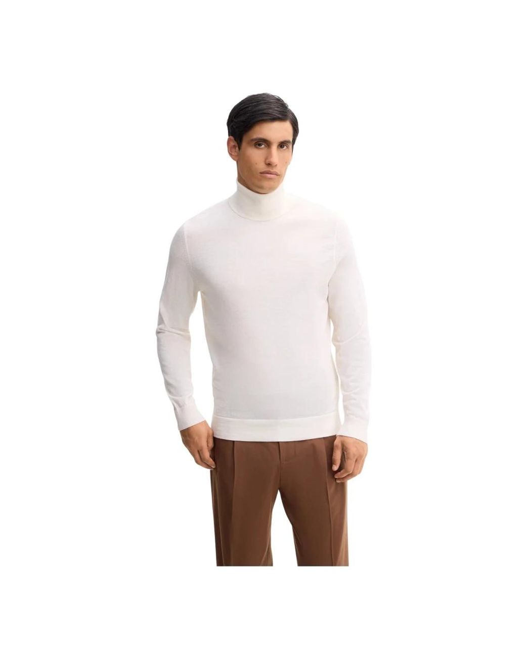 Strellson Roll Neck Pullover in White für Herren