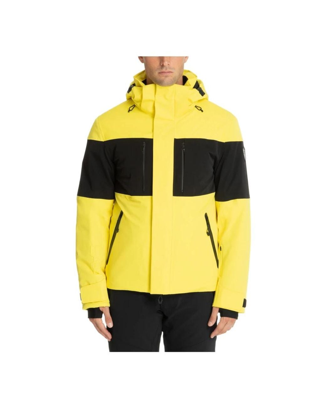 EA7 Fitness ,Geel ,Stratum 7 Ski Jas in het Yellow voor heren