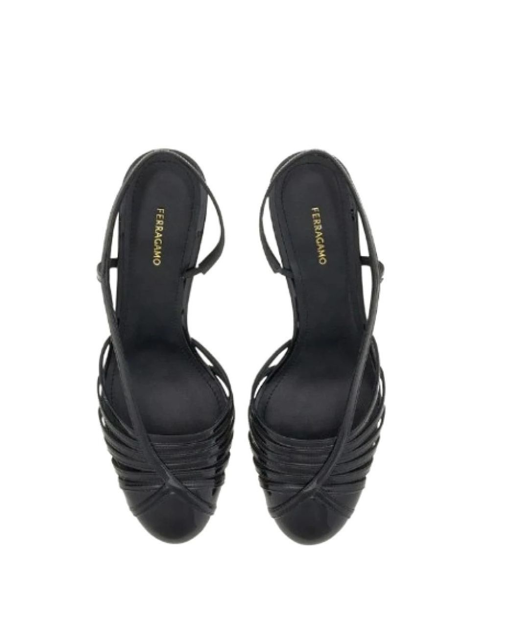 Ferragamo Metallic High Heel Sandals