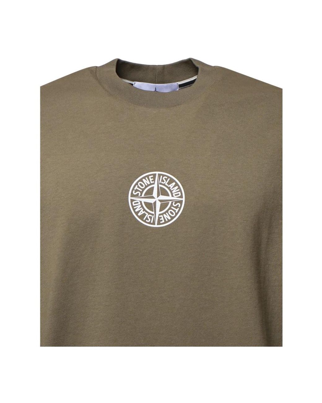Stone Island Green T-Shirts for men